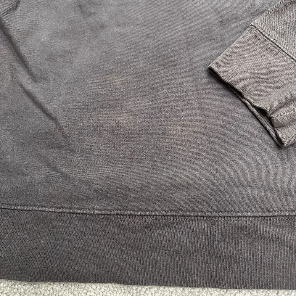 The North Face Hoodie Sweatshirt Mens Large Gray Graphic Fleece Pullover Outdoor